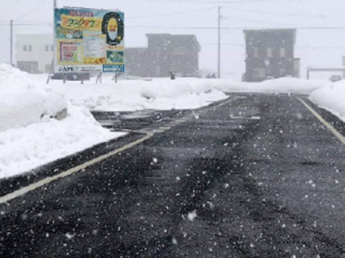 道路融雪により冬でも快適です